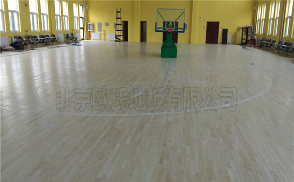 籃球木地板--內蒙古烏海雙欣電廠